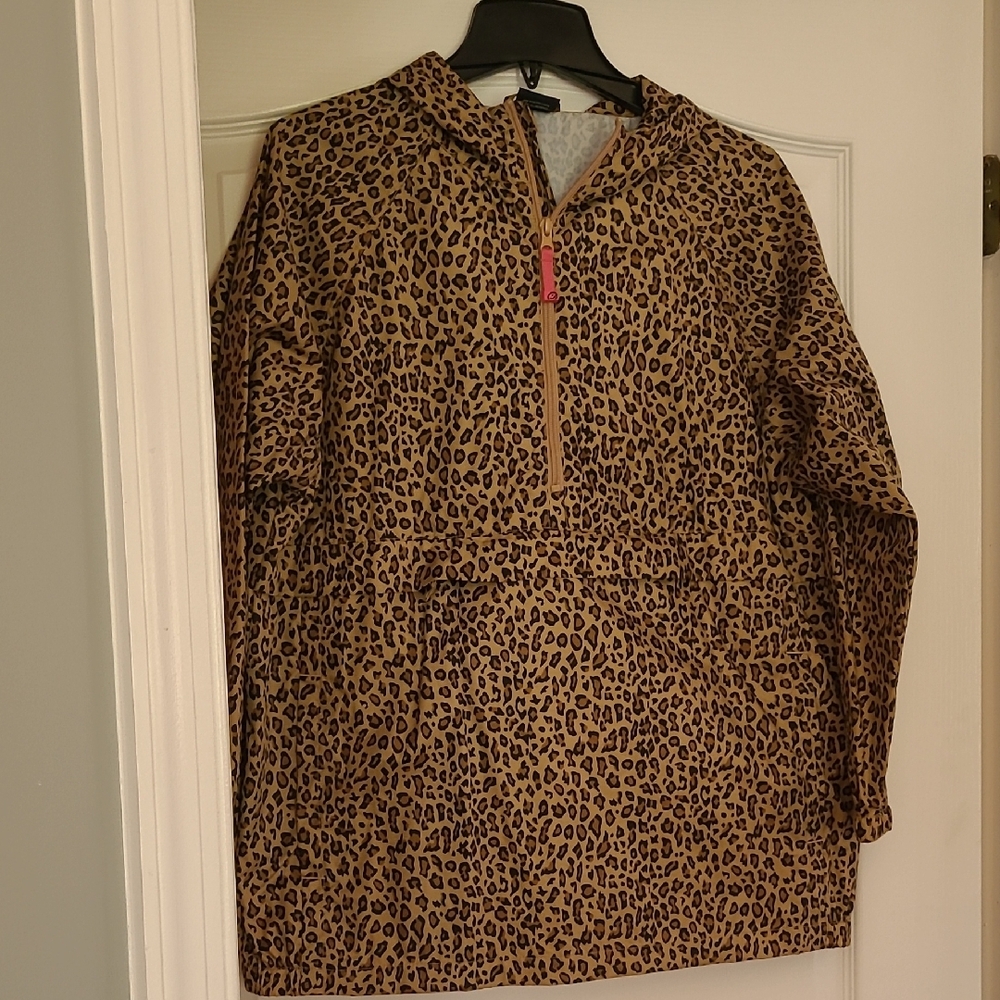 The Children's Place Size XL Animal Print Pullover Rain Jacket/Hoodie